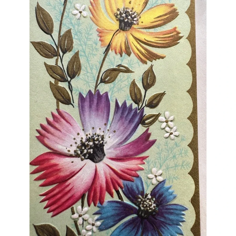 Vintage, greeting card  NEW famous artist studios 1950s